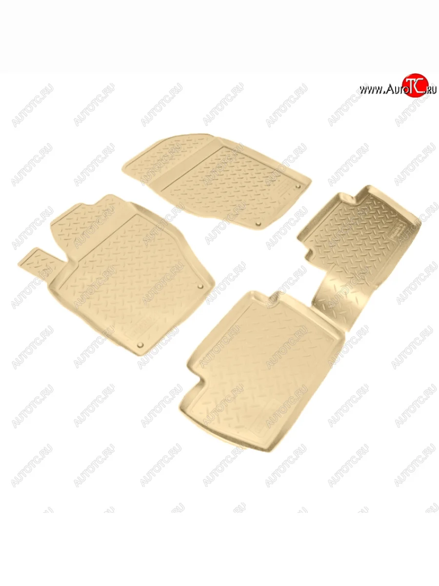 Коврики салона Norplast Unidec  Peugeot 307 (2001-2008) универсал, хэтчбэк 3 дв., хэтчбэк 5 дв. (Цвет: бежевый)  в Самаре Самарской области