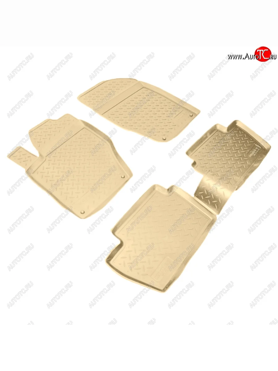 Коврики салона Norplast Unidec Peugeot 308 T7 универсал дорестайлинг (2007-2011) (Цвет: бежевый)  с доставкой в г. Керчь