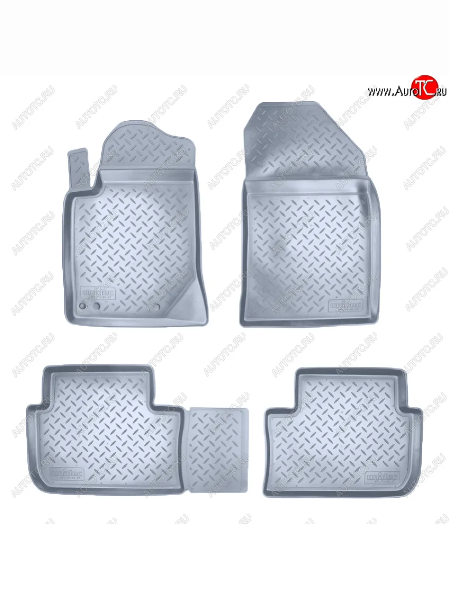 Коврики салона Norplast Unidec Peugeot 407 универсал (2004-2011) (Цвет: серый)  в Керчи Республика Крым