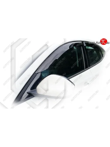 Дефлектора окон CA-Plastic (Classic полупрозрачный) Jaguar E-Pace рестайлинг (2020-2022)