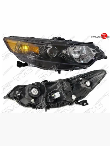 Правая фара передняя TYC (галоген, с электрокорректором) Honda Accord 8 CU седан дорестайлинг (2008-2011)