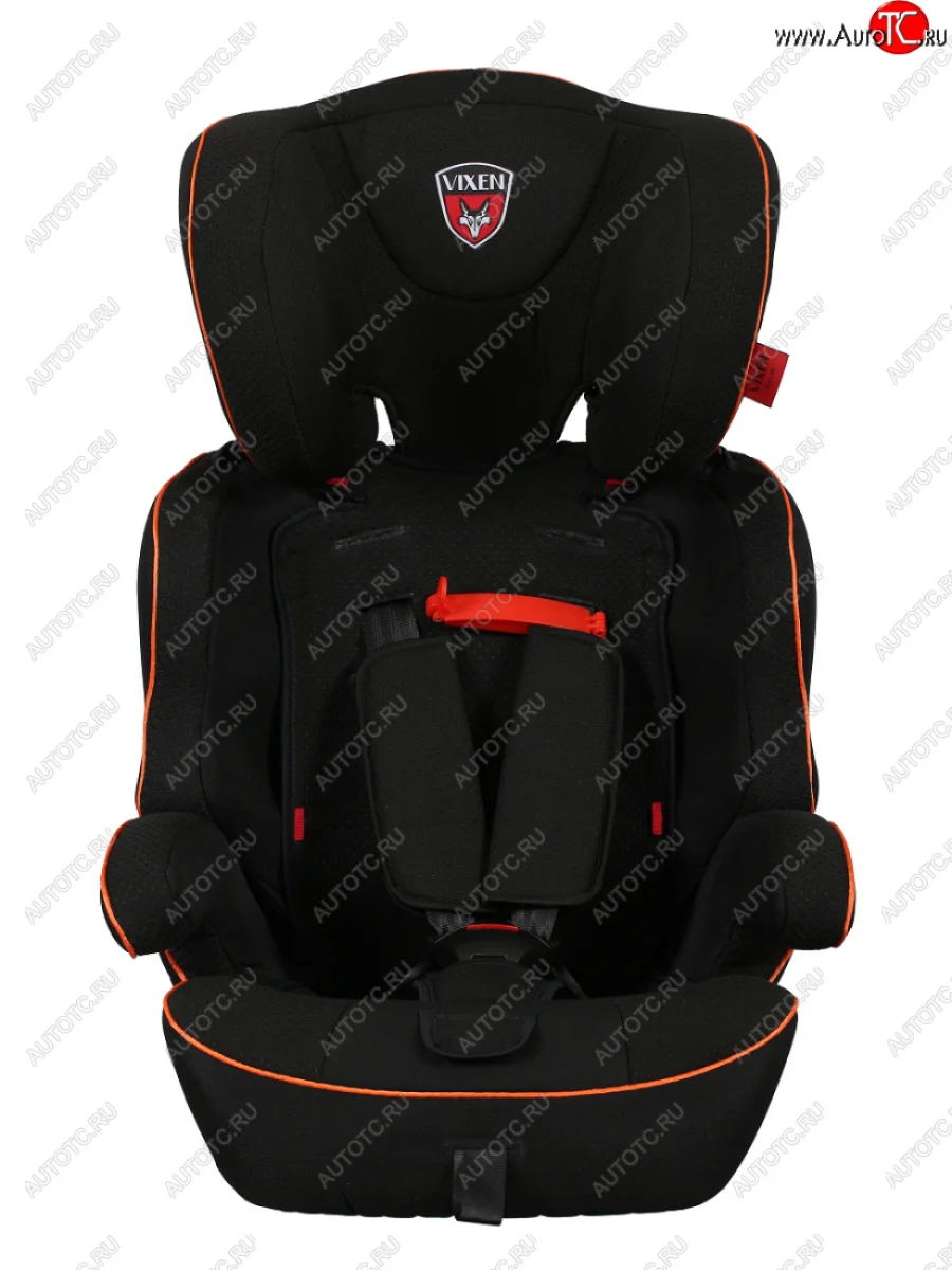 Детское автокресло VIXEN Лазурит 1/2/3 мини (1-12 лет, 9-36 кг) Geely EX5 1 (2024-2025) (Цвет: черный)  в Керчи Республика Крым