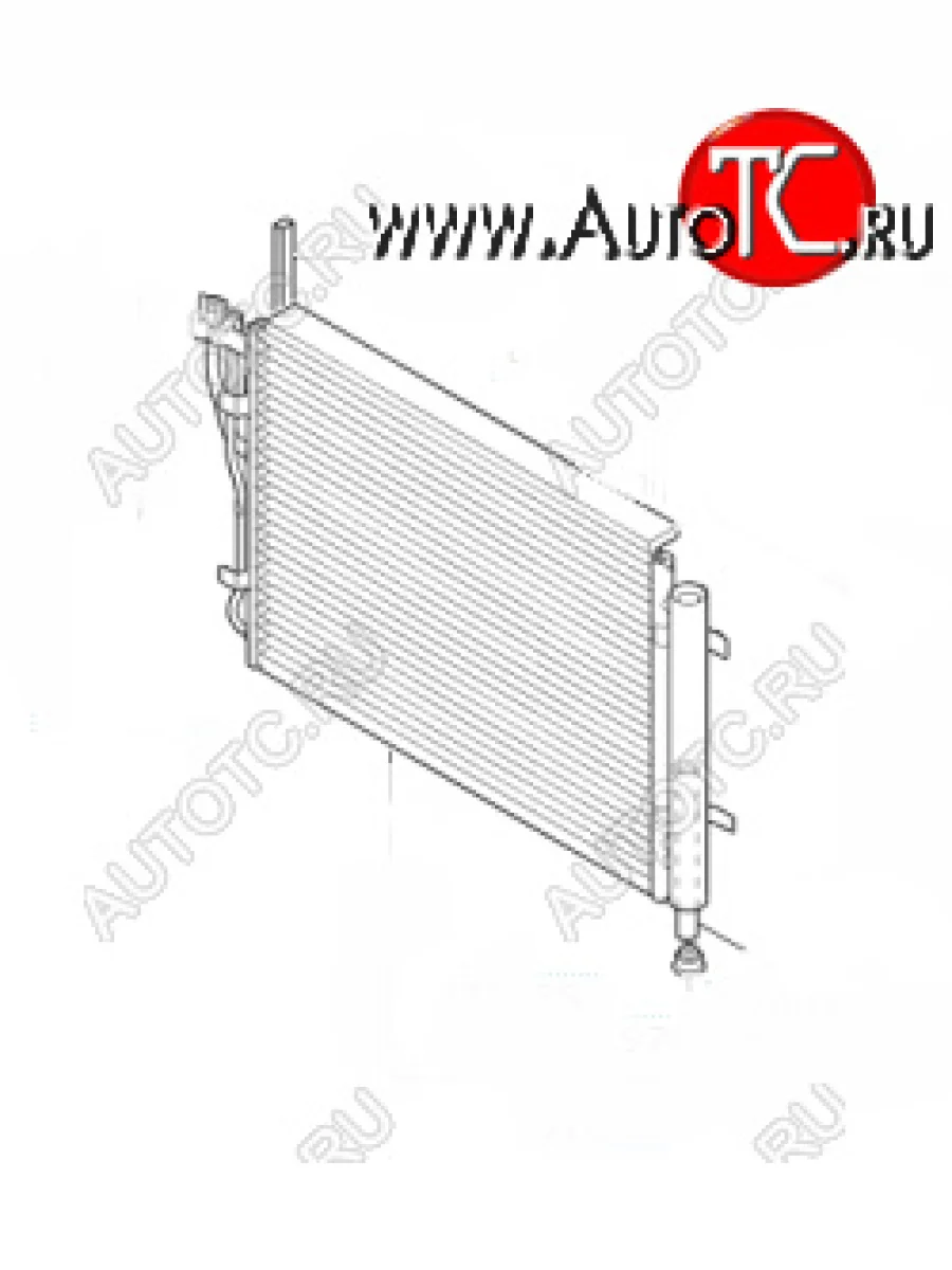 Радиатор кондиционера SAT KIA Venga дорестайлинг (2009-2015)  в Перми Пермском крае