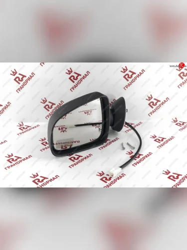 Боковое зеркало заднего вида ГРАНДРИАЛАВТО (левое, электрическое, подогрев) Renault Logan 1 дорестайлинг (2004-2010)