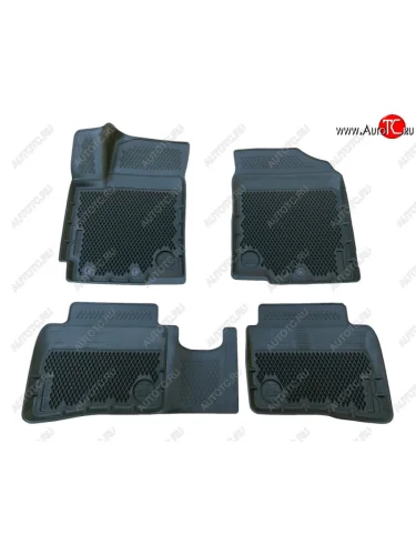 Коврики салона DELFORM ❞EVA 3D Premium❝ (термоэластопласт/ТЭП) KIA Rio 3 QB хэтчбек 5 дв. рестайлинг (2015-2017)