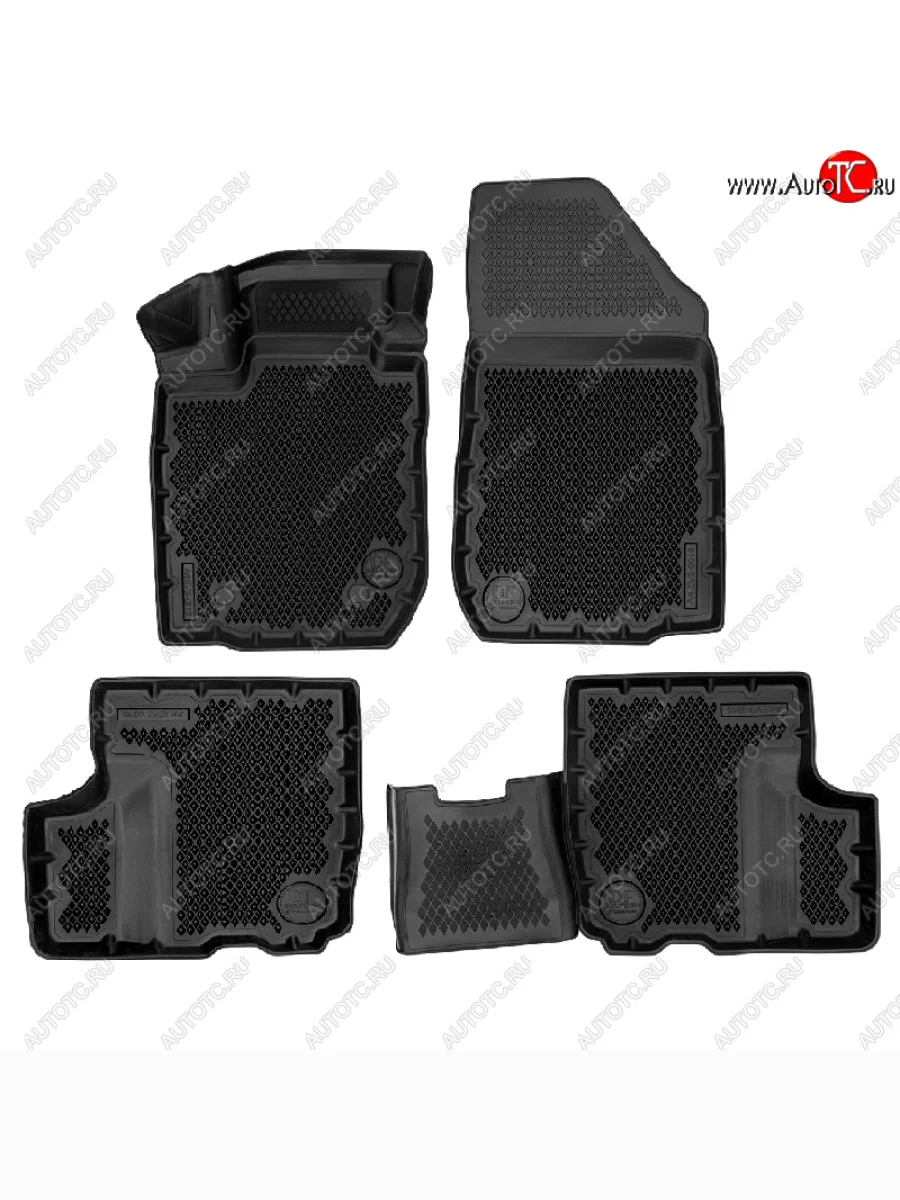 Коврики салона DELFORM ❞EVA 3D Premium❝ (термоэластопласт/ТЭП) Лада ВАЗ Ларгус дорестайлинг R90 (2012-2021)  с доставкой в г. Пермь