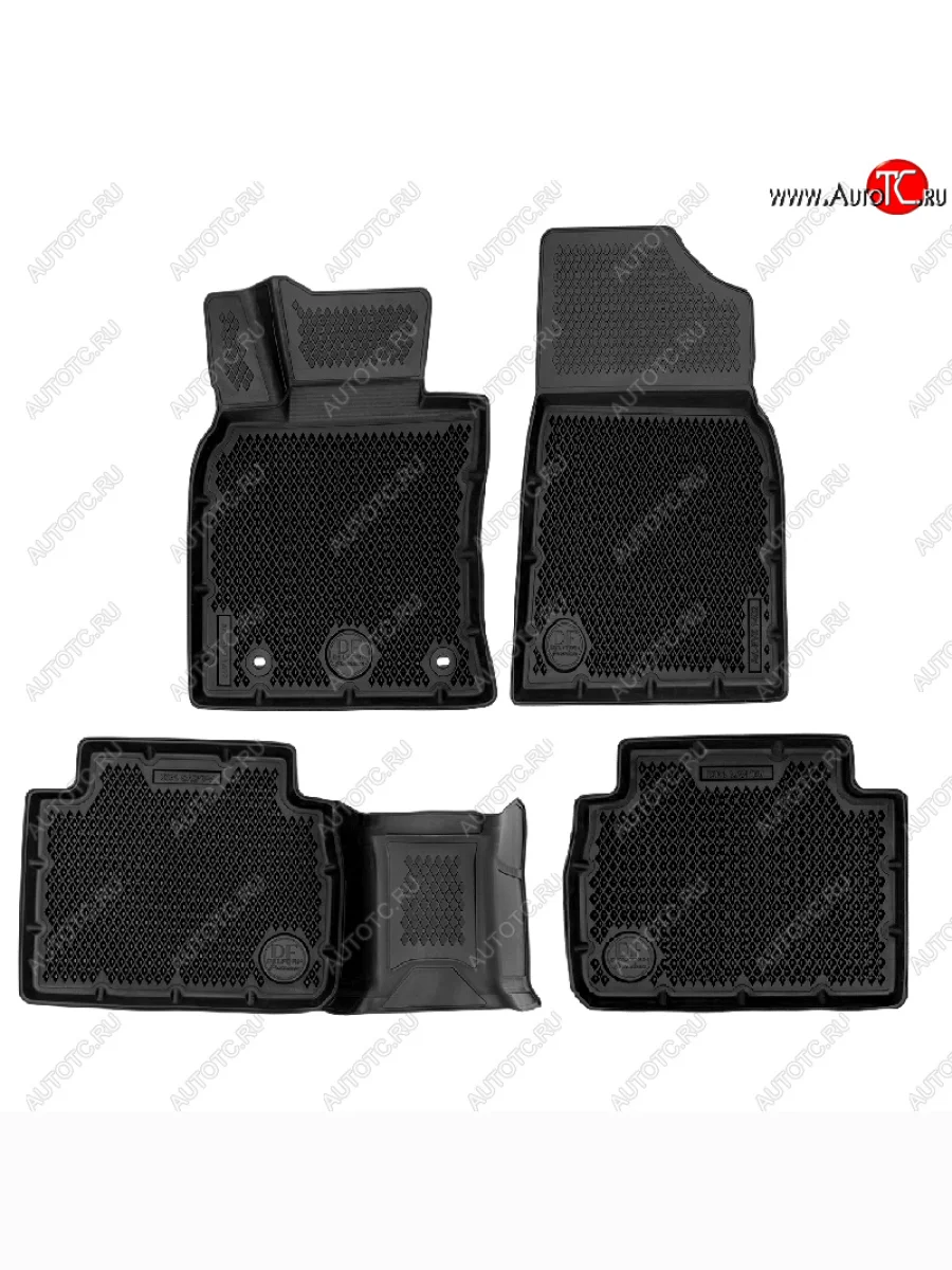 Коврики салона DELFORM ❞EVA 3D Premium❝ (термоэластопласт/ТЭП) Toyota Camry XV70 дорестайлинг (2017-2021)  в Перми Пермском крае