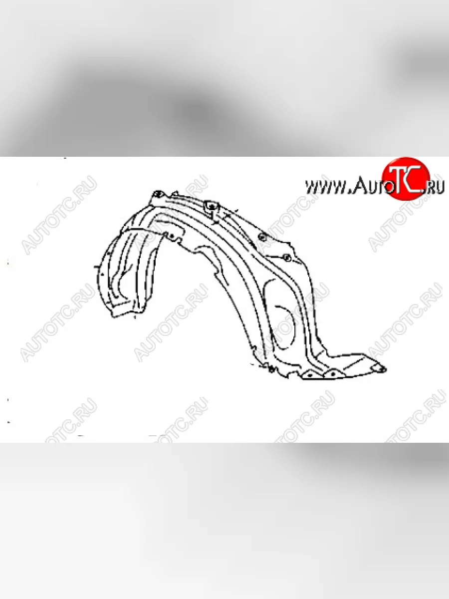 Правый подкрылок передний POLCAR Mazda CX-7 ER рестайлинг (2010-2012)  в Перми Пермском крае