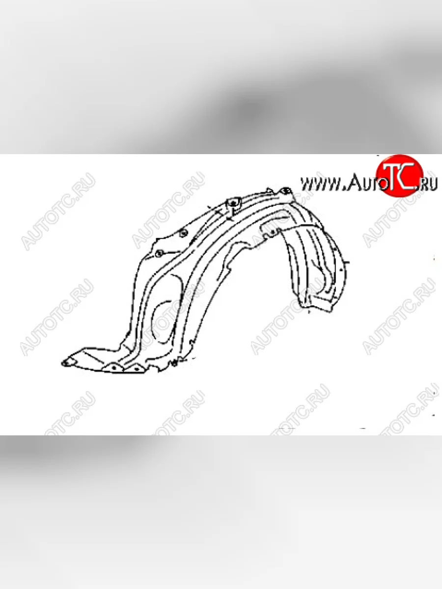 Левый подкрылок передний POLCAR Mazda CX-7 ER рестайлинг (2010-2012)  в Перми Пермском крае