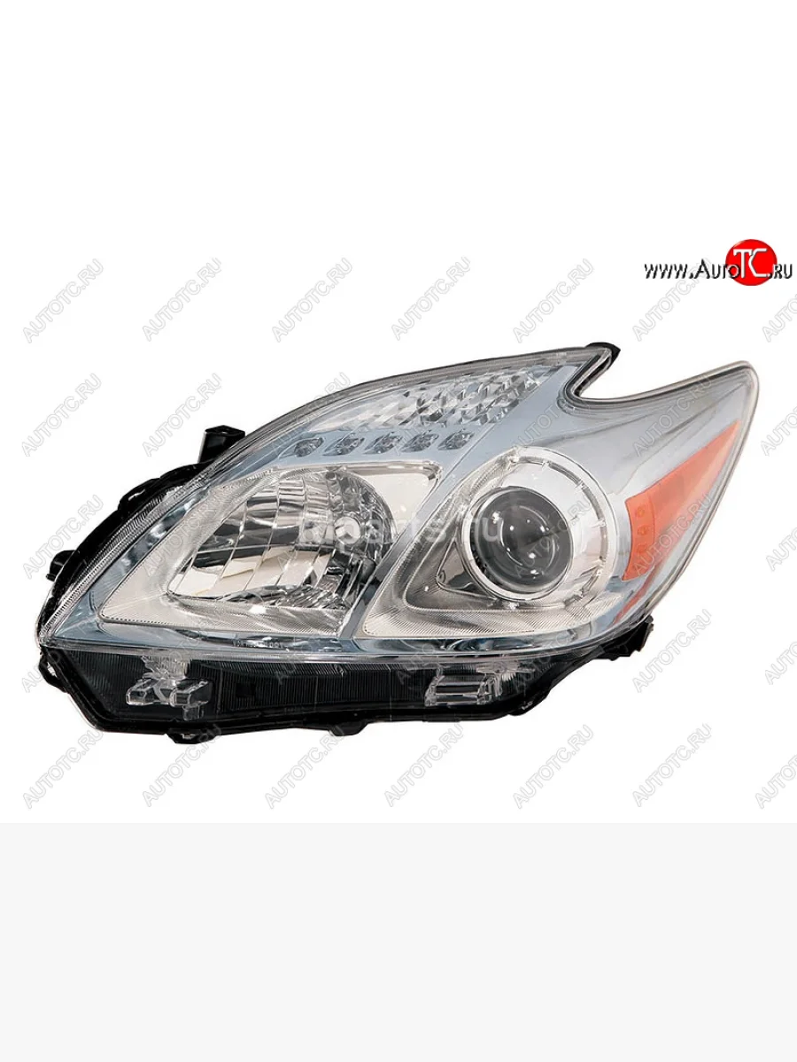 Левая фара передняя TYC (USA, механическая) Toyota Prius XW30 дорестайлинг (2009-2011)  в Самаре Самарской области