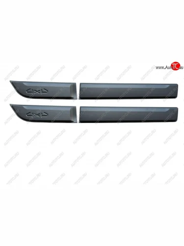 Накладки дверей Petroil Tuning (Текстурная поверхность (шагрень)) Renault Duster  HM (2021-2024) рестайлинг