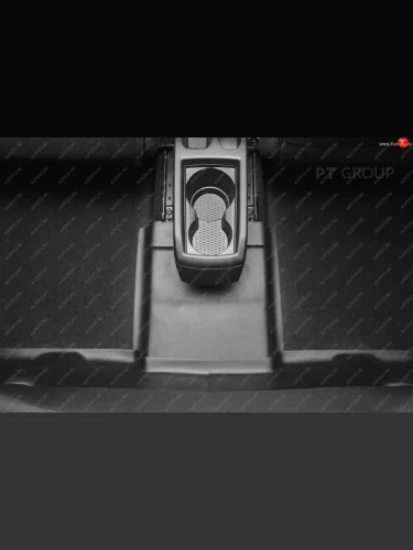 Накладки на ковролин пола Petroil Tuning (задний ряд) (Текстурная поверхность (шагрень)) Renault Duster  HM (2021-2024) рестайлинг