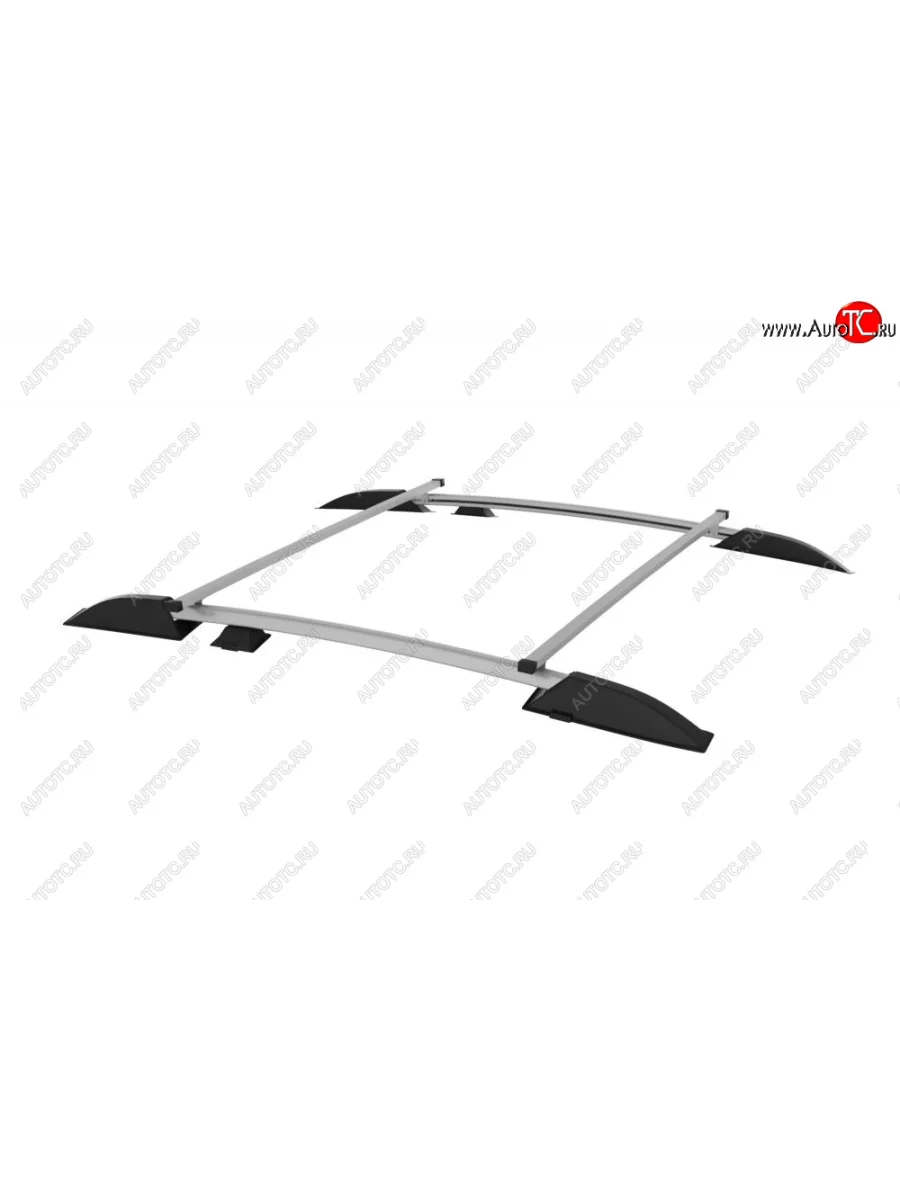 Рейлинги на Petroil Tuning (усиленные в сборе с поперечинами)  Лада ВАЗ  2123 (Нива Шевроле), Нива Трэвел (Цвет: серебристый)  в Керчи Республика Крым