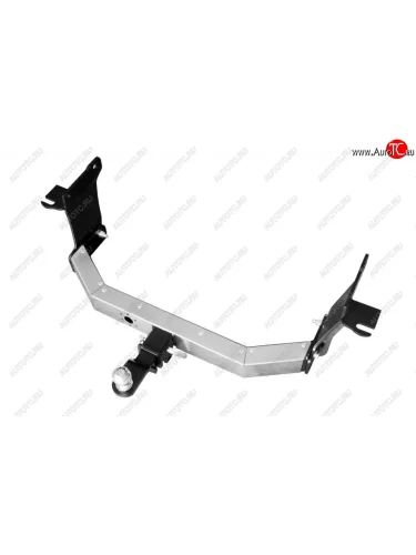 Фаркоп Petroil Tuning (съемный квадрат, с нержавеющей пластиной) Jeep Grand Cherokee  WK2 (2013-2022) 1-ый рестайлинг, 2-ой рестайлинг