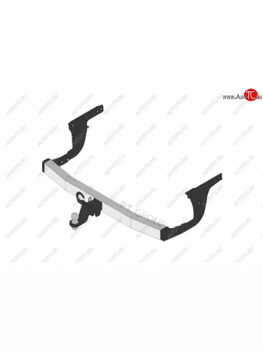 Фаркоп Petroil Tuning (съемный квадрат, с нержавеющей пластиной) Volkswagen Taos (2020-2022)