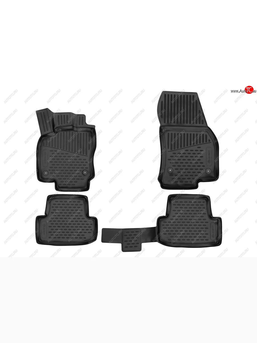Комплект 3D ковриков салона Element (полиуретан)  Skoda Karoq (2017-2025) NU7  в Керчи Республика Крым