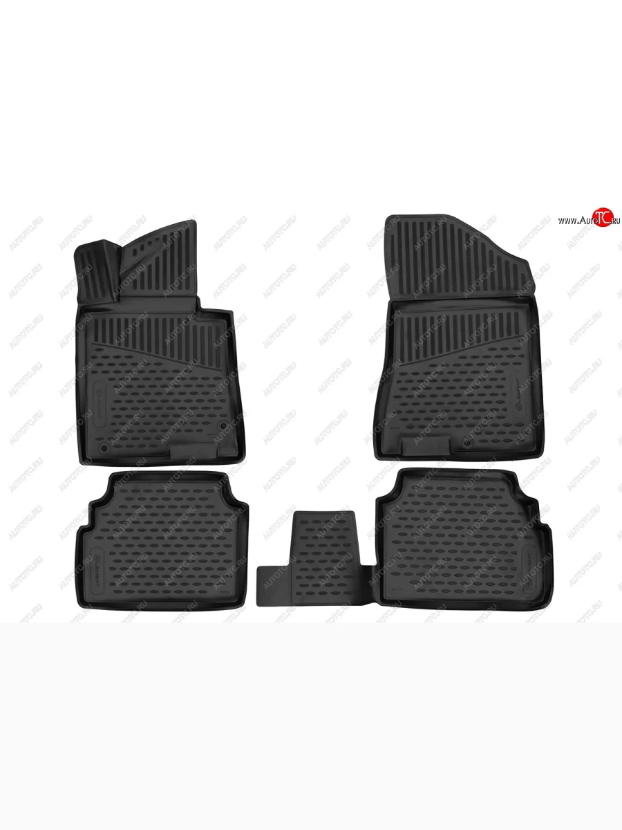 Комплект 3D ковриков салона Element (полиуретан)  Hyundai Sonata (2019-2022) DN8  в Керчи Республика Крым