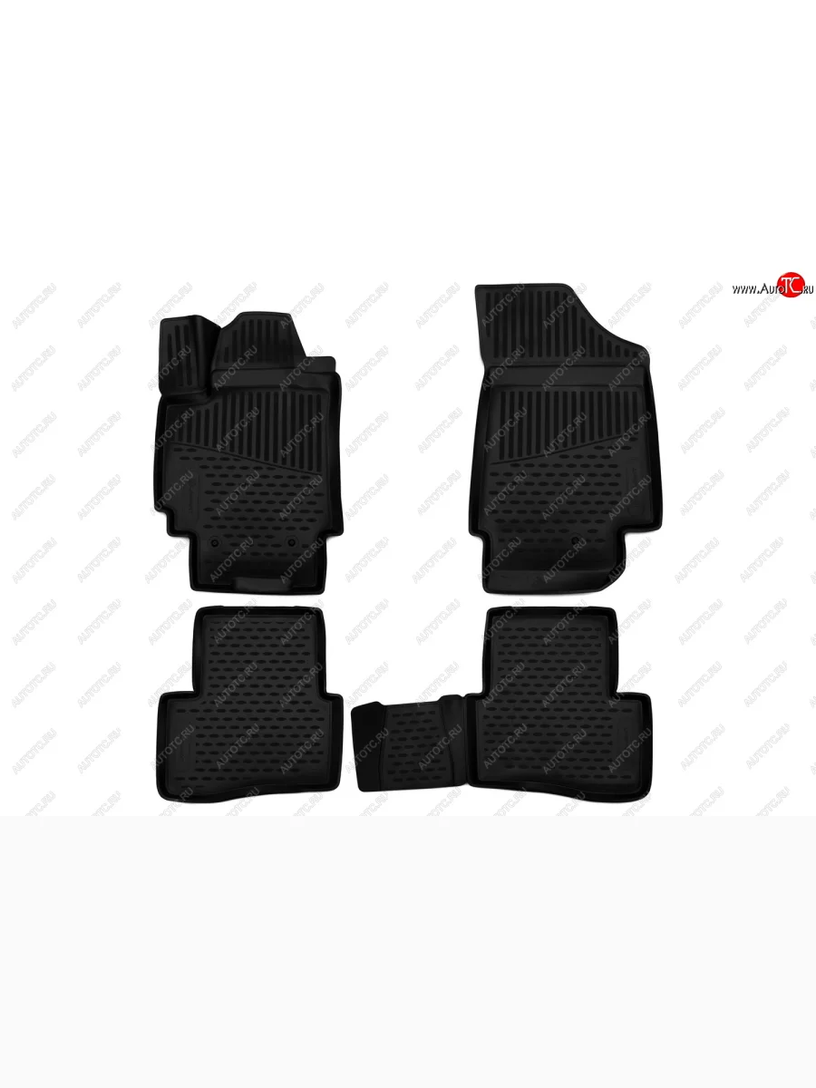 Комплект 3D ковриков салона Element (полиуретан) Hyundai Creta GS дорестайлинг (2015-2019)  в Керчи Республика Крым