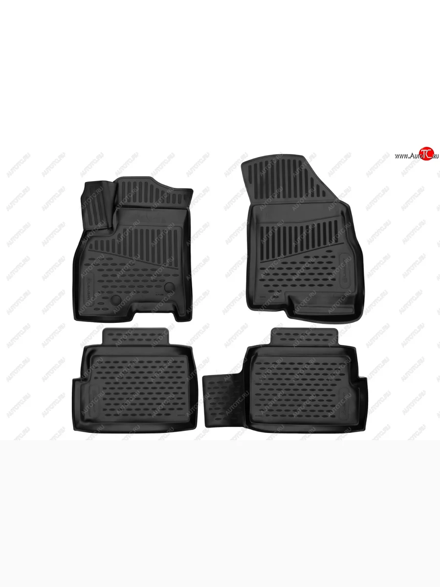 Комплект 3D ковриков салона Element (полиуретан) Chery Tiggo 7 PRO (2019-2025)  в Керчи Республика Крым