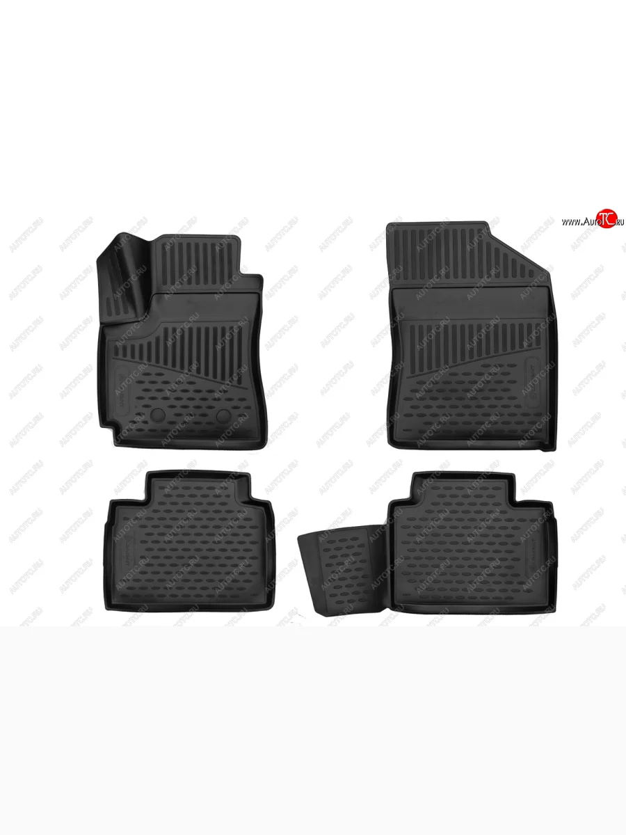 Комплект 3D ковриков салона Element (полиуретан) FAW Besturn X40 D181 (2016-2022)  с доставкой в г. Керчь