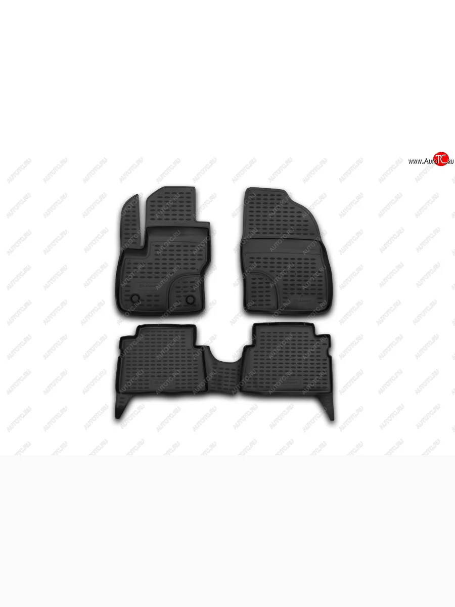 Комплект ковриков салона Element (полиуретан) Ford C-max Mk1 рестайлинг (2007-2010)  с доставкой в г. Керчь