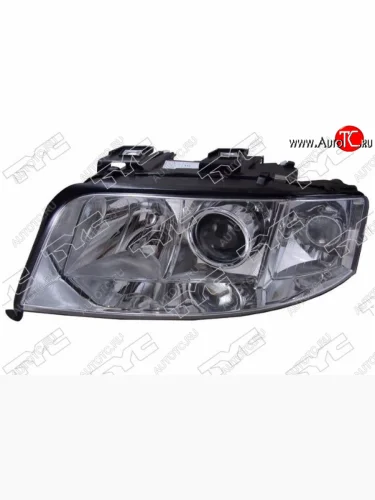 Левая фара передняя TYC (большая линза) Audi A6  C5 (2001-2004) рестайлинг, седан, рестайлинг, универсал