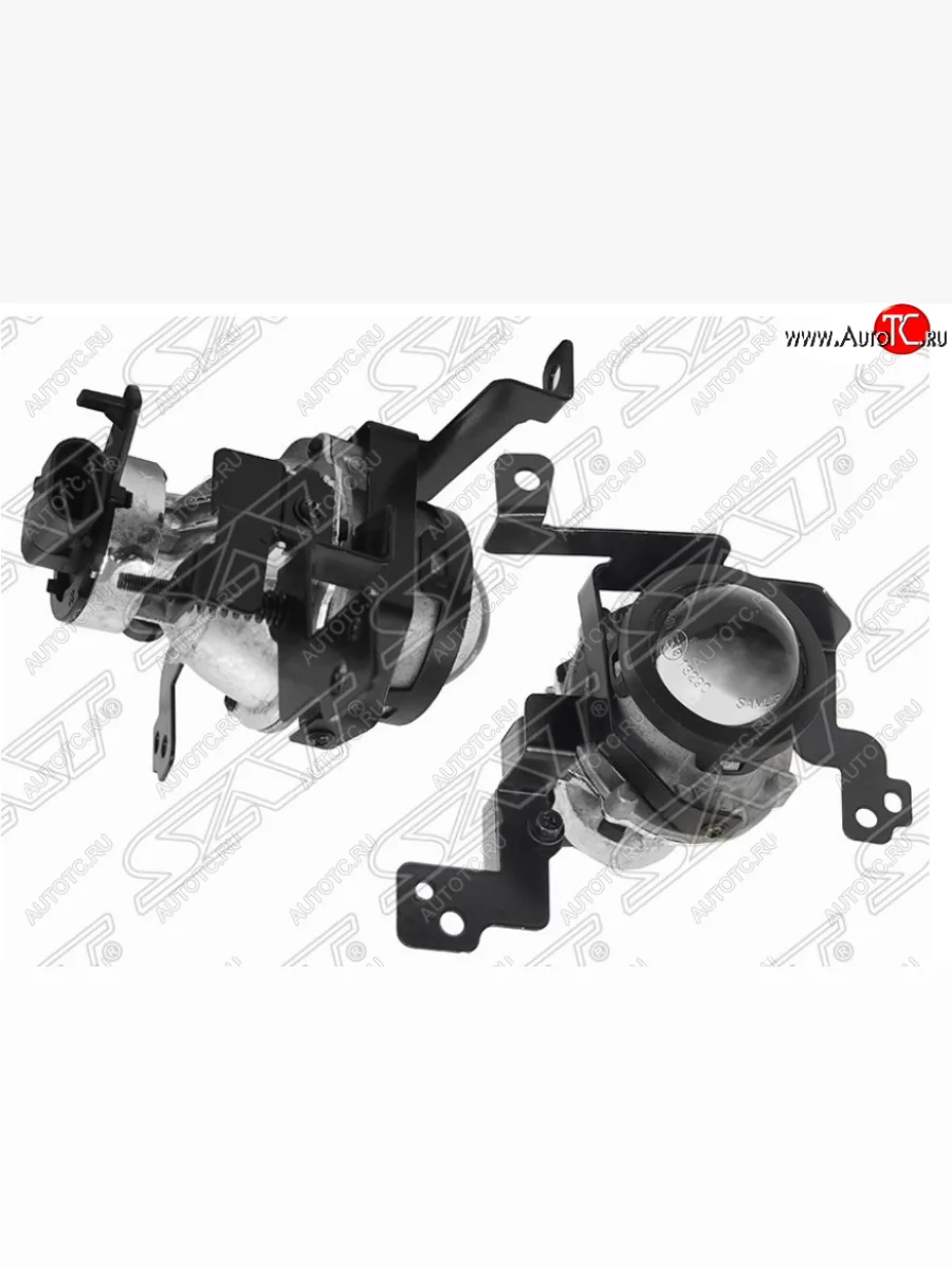 Левая противотуманная фара SAT (линза) Hyundai Solaris HCR седан дорестайлинг (2017-2020)  в Самаре Самарской области