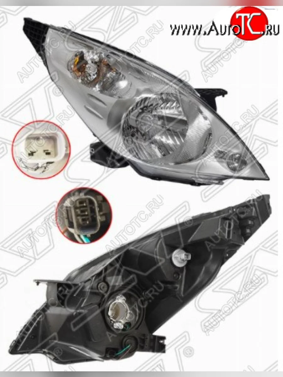 Правая передняя фара SAT (с электрокорректором) Ravon R2 (2016-2025)  с доставкой в г. Пермь