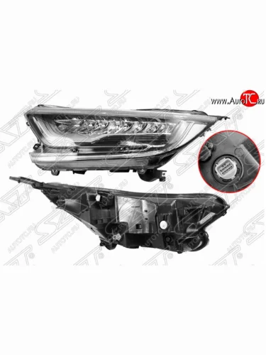Левая передняя фара SAT (диодная, с электрокорректором) Honda CR-V RW,RT дорестайлинг (2016-2020)