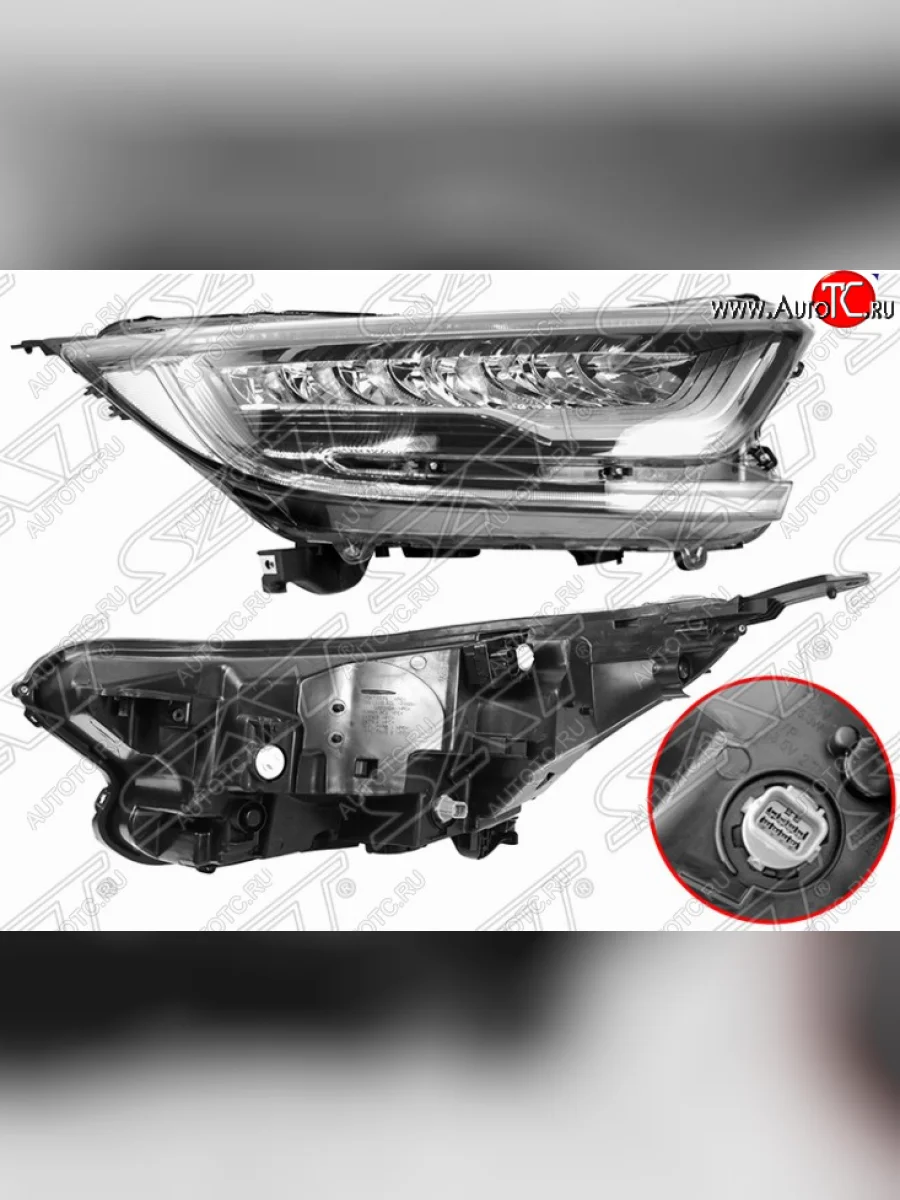 Правая передняя фара SAT (диодная, с электрокорректором) Honda CR-V RW,RT дорестайлинг (2016-2020)  в Самаре Самарской области