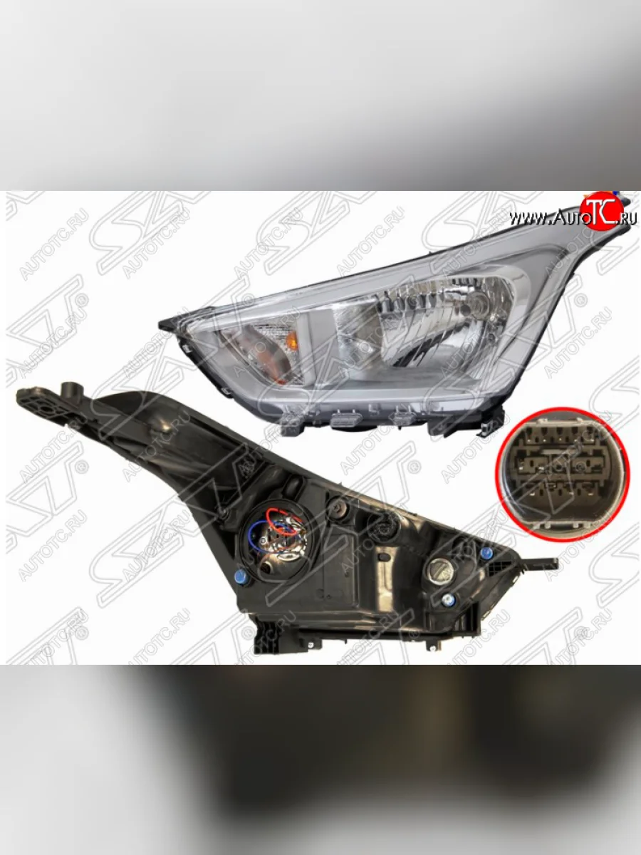 Левая передняя фара SAT Hyundai Creta GS дорестайлинг (2015-2019)  в Самаре Самарской области