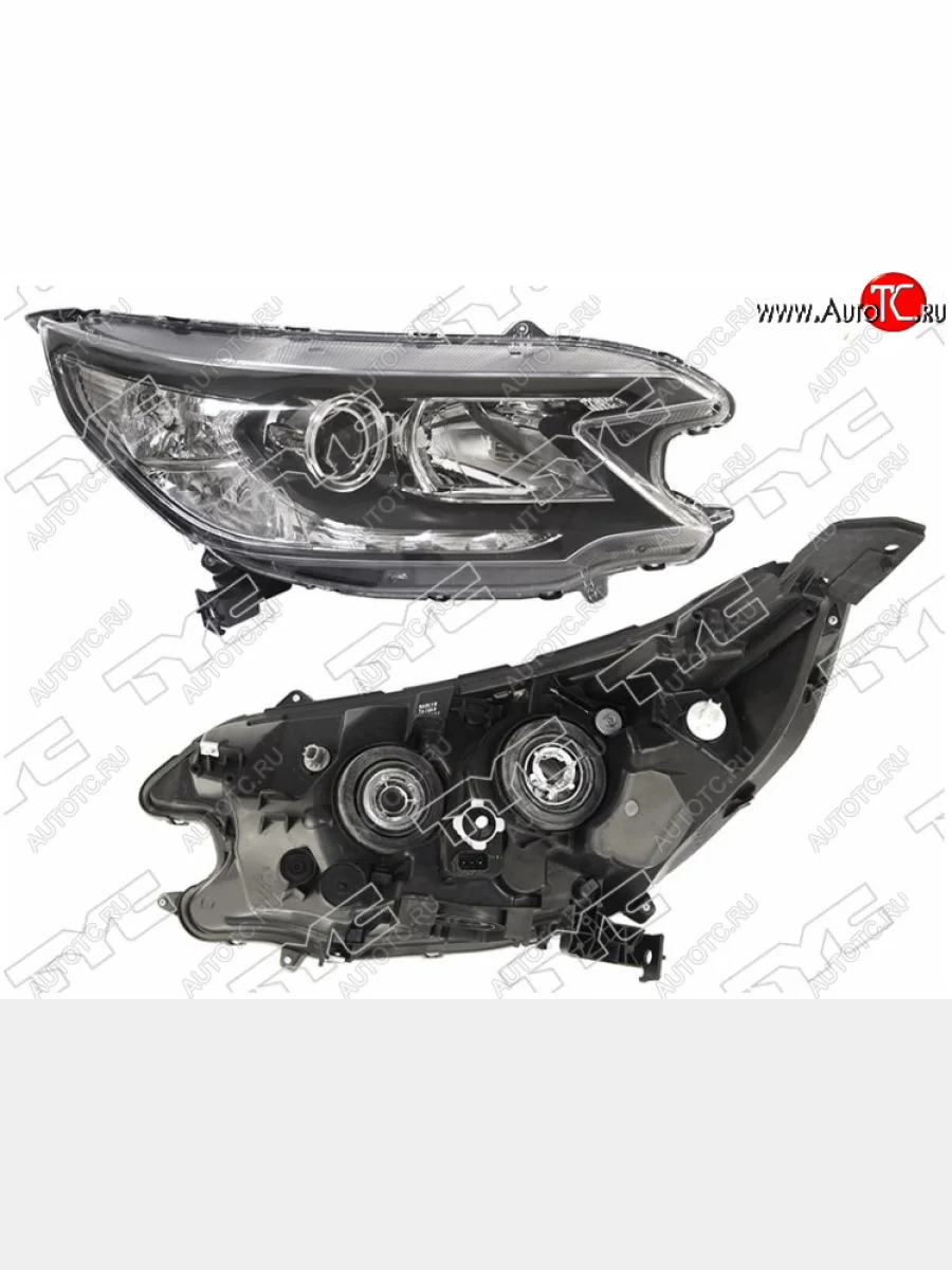 Правая фара передняя TYC Honda CR-V RM1,RM3,RM4 дорестайлинг (2012-2015) (Галоген, с электрокорректором)  в Перми Пермском крае