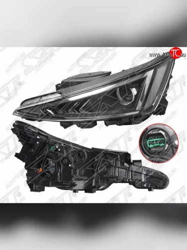 Левая передняя фара SAT (LED + галоген) Hyundai Elantra  AD (2018-2020) рестайлинг