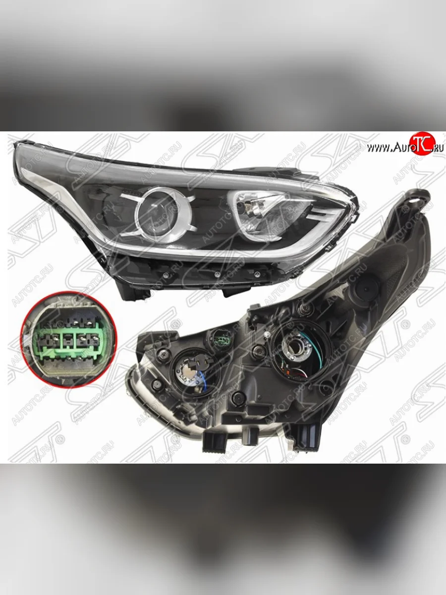 Правая передняя галогеновая  фара SAT KIA Cerato 4 BD дорестайлинг седан (2018-2021)  в Перми Пермском крае