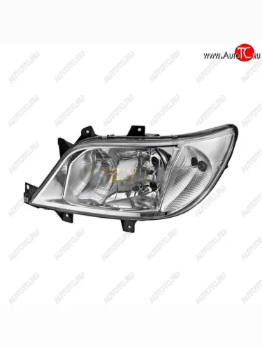 Левая передняя фара AYFAR (с туманкой, электрокорректором) Mercedes-Benz Sprinter W905 рестайлинг (2000-2006)