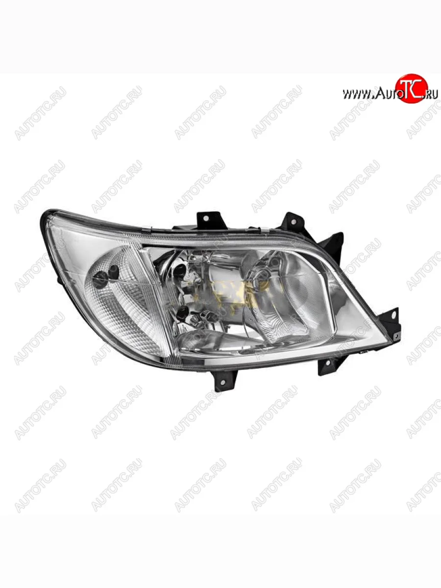Правая передняя фара AYFAR (с туманкой, электрокорректором) Mercedes-Benz Sprinter W905 рестайлинг (2000-2006)  в Керчи Республика Крым