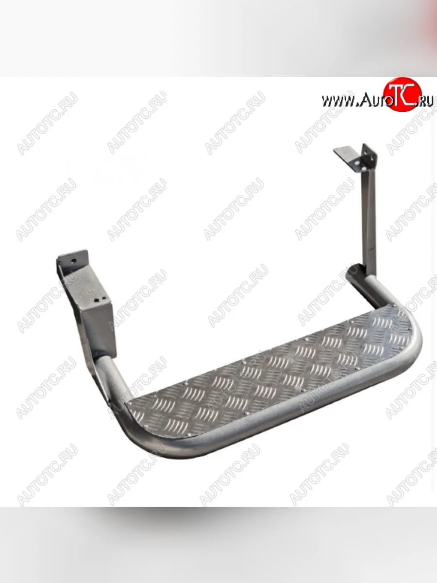 Левая подножка ТехноСфера (Техно Сфера) (с алюм. листом, с полимерным покрытием)  ГАЗ ГАЗель (2003-2025) 3302, 3302,Бизнес (цвет: черный глянец)  в Воронеже Воронежской области