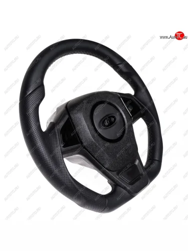 Рулевое колесо Барс Анатомическое (экокожа, Ø360 мм) (Строчка черная) ВИС 2346 ( бортовой,  фургон,) (1998-2025), ВИС 23461 ( бортовой,  фургон,) (1998-2025), Лада ВАЗ 2101 (1970-1988), Лада ВАЗ 2102 (1971-1985), Лада ВАЗ 2103 (1972-1984), Лада ВАЗ 2104 (1984-2012), Лада ВАЗ 2105 (1979-2010), Лада ВАЗ 2106 (1975-2005), Лада ВАЗ 2107 (1982-2012), Лада ВАЗ Нива 4х4  2121 (1977-2019), Лада ВАЗ нива 4х4 ( 2131,  2329,  2121-80,  2121 Бронто,  2121,  2121 (Legend)) (1993-2025)