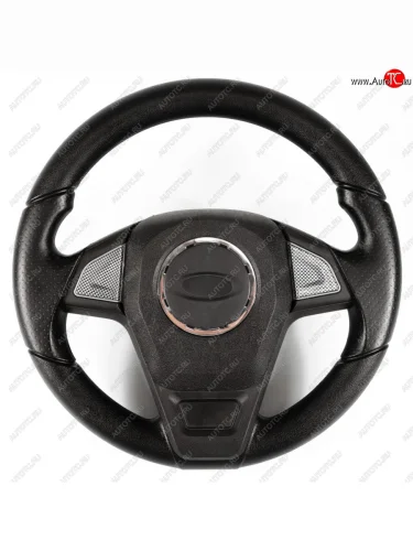 Рулевое колесо Барс-Т Премиум (Ø360 мм, под знак LADA) (Карбон) ВИС 2346 ( бортовой,  фургон,) (1998-2025), ВИС 23461 ( бортовой,  фургон,) (1998-2025), Лада ВАЗ 2101 (1970-1988), Лада ВАЗ 2102 (1971-1985), Лада ВАЗ 2103 (1972-1984), Лада ВАЗ 2104 (1984-2012), Лада ВАЗ 2105 (1979-2010), Лада ВАЗ 2106 (1975-2005), Лада ВАЗ 2107 (1982-2012), Лада ВАЗ Нива 4х4  2121 (1977-2019), Лада ВАЗ нива 4х4 ( 2131,  2329,  2121-80,  2121 Бронто,  2121,  2121 (Legend)) (1993-2025)