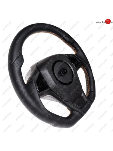 Рулевое колесо Барс Анатомическое (экокожа, Ø360 мм) (Цвет: оранжевый) Лада ВАЗ 2108 - Надежда  2120