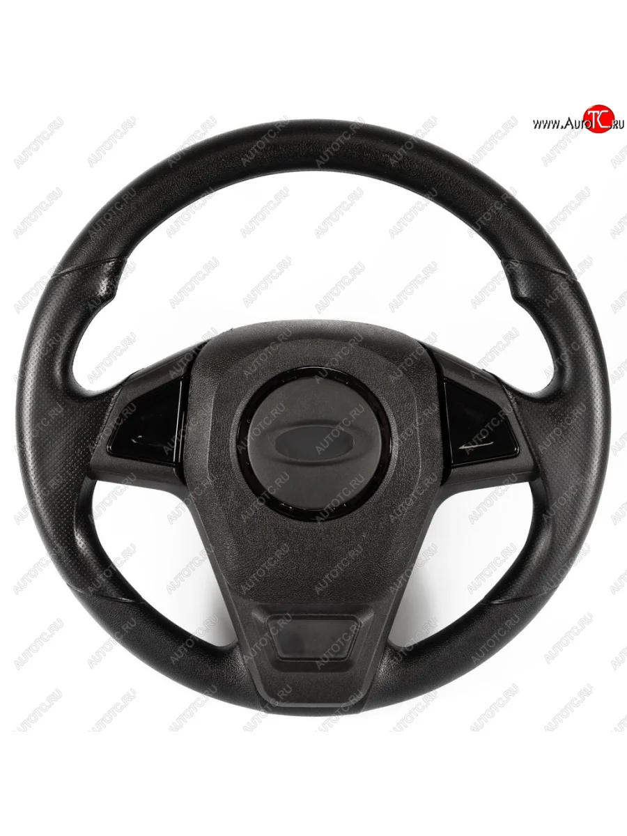 Рулевое колесо Барс Премиум (под знак LADA, Ø360) Лада ВАЗ 2108 (1984-2003) (Черное+)  в Керчи Республика Крым