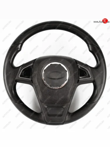 Рулевое колесо Барс Премиум (Ø360 мм, под знак LADA) (Черный) ВИС 2346 ( бортовой,  фургон,) (1998-2025), ВИС 23461 ( бортовой,  фургон,) (1998-2025), Лада ВАЗ 2101 (1970-1988), Лада ВАЗ 2102 (1971-1985), Лада ВАЗ 2103 (1972-1984), Лада ВАЗ 2104 (1984-2012), Лада ВАЗ 2105 (1979-2010), Лада ВАЗ 2106 (1975-2005), Лада ВАЗ 2107 (1982-2012), Лада ВАЗ Нива 4х4  2121 (1977-2019), Лада ВАЗ нива 4х4 ( 2131,  2329,  2121-80,  2121 Бронто,  2121,  2121 (Legend)) (1993-2025)