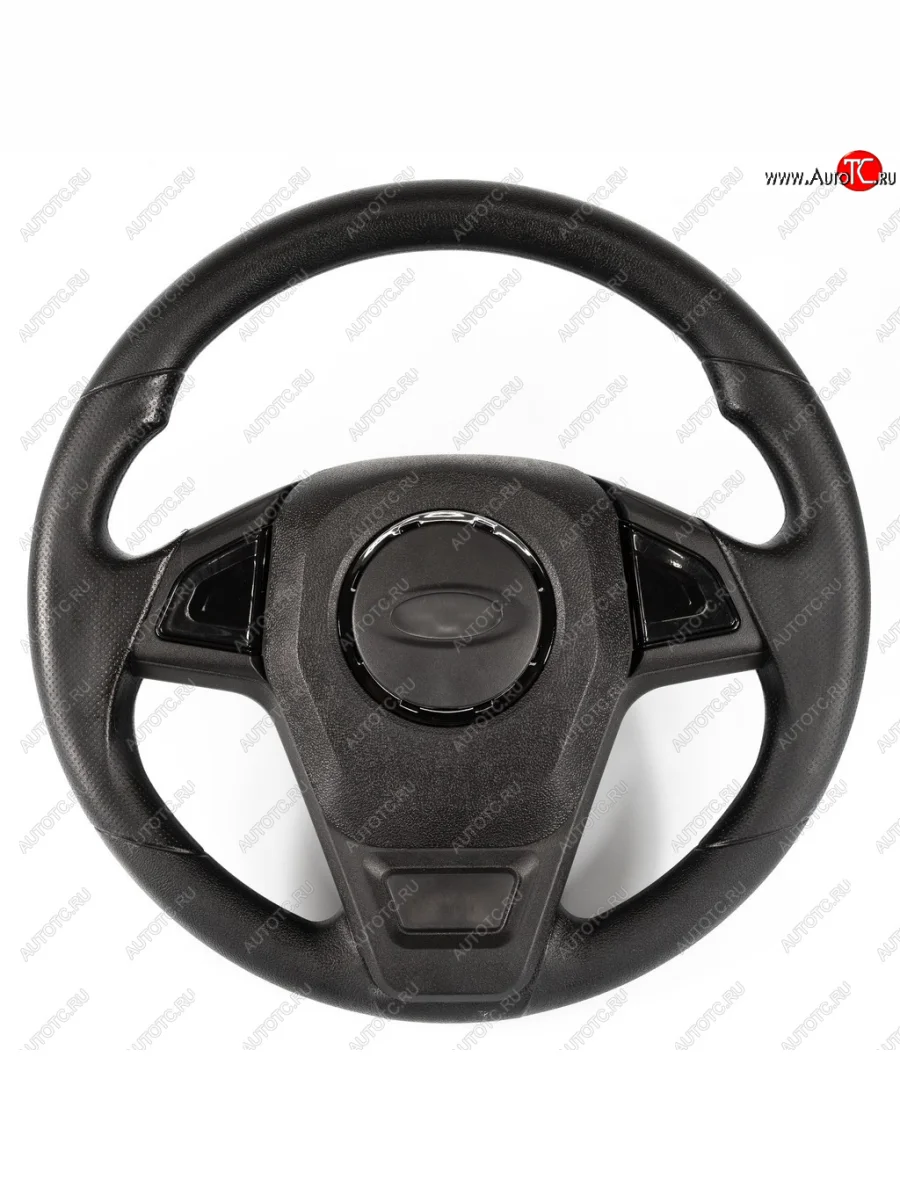 Рулевое колесо Барс Премиум (Ø360) Лада ВАЗ 2123 (Нива Шевроле) 1 рестайлинг (2009-2020) (Черный+)  в Самаре Самарской области
