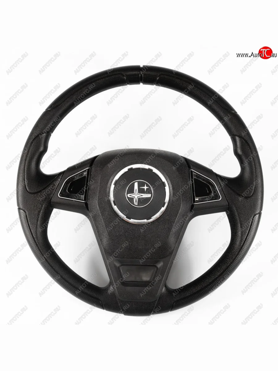 Рулевое колесо Кельт Премиум (Ø380 мм)  Chevrolet Niva (2002-2020), Лада ВАЗ 2110 (1995-2007), Лада ВАЗ 2111 (1998-2009), Лада ВАЗ 2112 (1999-2009), Лада ВАЗ 2123 (Нива Шевроле) (2002-2021), Лада ВАЗ Калина (2004-2018), Лада ВАЗ Калина Спорт (2008-2018), Лада ВАЗ Нива Трэвел (2021-2025), Лада ВАЗ Приора (2007-2018) (Черный)  с доставкой в г. Керчь
