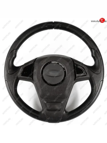 Рулевое колесо Кельт Премиум ((Ø380 мм, под знак LADA) (Черный+) Chevrolet Niva  2123 (2002-2020), Лада ВАЗ 2110 (1995-2007), Лада ВАЗ 2111 (1998-2009), Лада ВАЗ 2112 (1999-2009), Лада ВАЗ 2123 (Нива Шевроле) (2002-2021), Лада ВАЗ Калина ( 1118,  1117,  1119,  2192,  2194) (2004-2018), Лада ВАЗ Калина Спорт ( 1119,  2192) (2008-2018), Лада ВАЗ Нива Трэвел (2021-2025), Лада ВАЗ Приора ( 2170,  2171,  2172,  21728) (2007-2018)