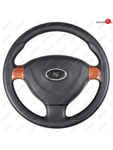 Рулевое колесо Pilot Ultra (Ø355 мм) (Дерево) ВИС 2346 ( бортовой,  фургон,) (1998-2025), ВИС 23461 ( бортовой,  фургон,) (1998-2025), Лада ВАЗ 2101 (1970-1988), Лада ВАЗ 2102 (1971-1985), Лада ВАЗ 2103 (1972-1984), Лада ВАЗ 2104 (1984-2012), Лада ВАЗ 2105 (1979-2010), Лада ВАЗ 2106 (1975-2005), Лада ВАЗ 2107 (1982-2012), Лада ВАЗ Нива 4х4  2121 (1977-2019), Лада ВАЗ нива 4х4 ( 2131,  2329,  2121-80,  2121 Бронто,  2121,  2121 (Legend)) (1993-2025)