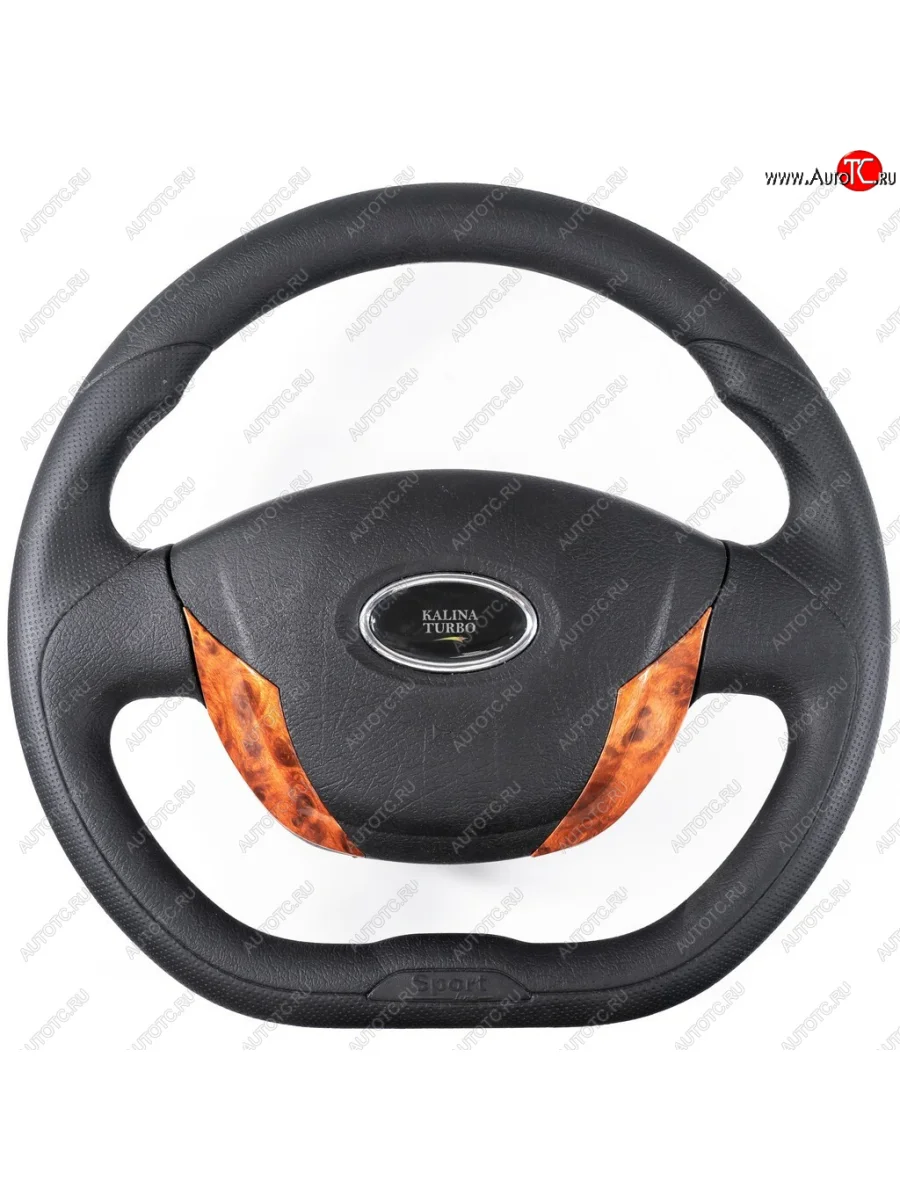 Рулевое колесо Grand Turbo (Ø355 мм) Chevrolet Niva 2123 дорестайлинг (2002-2008) (Дерево)  в Самаре Самарской области