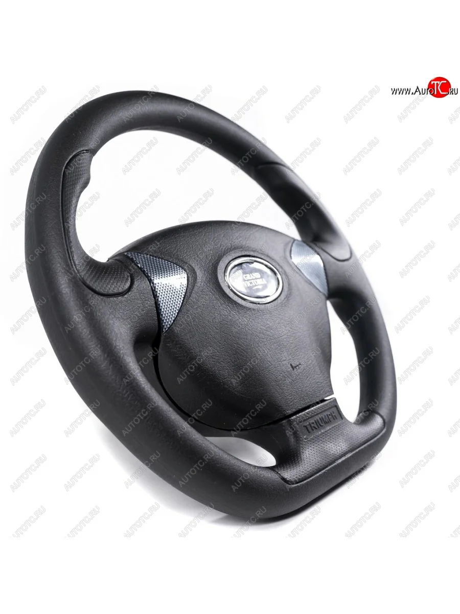 Рулевое колесо Grand Victoria (Ø360 мм)  Лада ВАЗ  2108, 2109, 21099, 2110, 2111, 2112, 2113, 2114, 2115, Надежда  2120 (Карбон)  с доставкой в г. Керчь