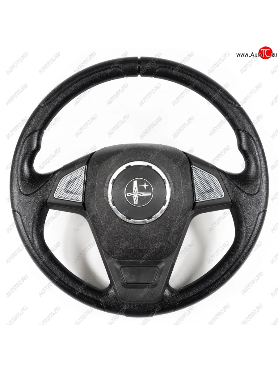 Рулевое колесо Кельт Премиум (Ø380 мм) ГАЗ Соболь 2217 Бизнес автобус 2-ой рестайлинг автобус (2010-2025) (Карбон)  в Перми Пермском крае