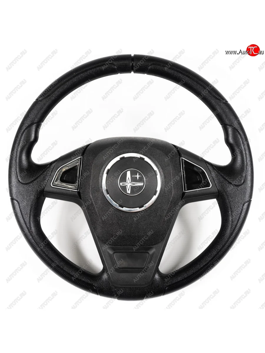 Рулевое колесо Кельт Премиум (Ø380 мм) ГАЗ Соболь 2217 Бизнес автобус 2-ой рестайлинг автобус (2010-2025) (Черный)  в Перми Пермском крае